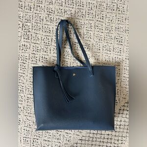 Navy Blue Tote Bag